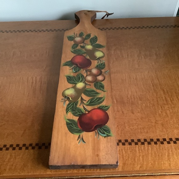 Wood Board Hand Decorated by Tom Fitz-Simons of Vermont - Picture 6 of 9